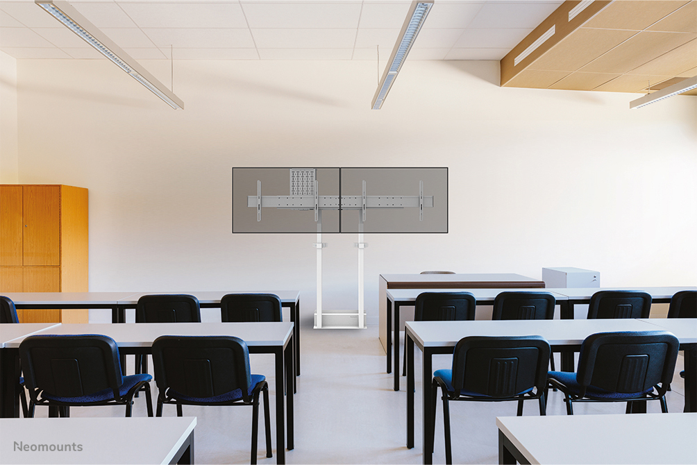 Neomounts WL55-875WH1TV-Bodenständer 55-100" - Wand - motorisiert - TÜV